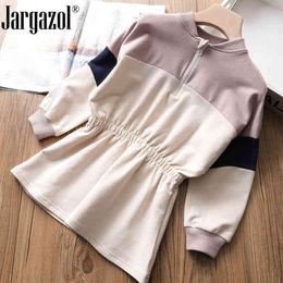 New 2019 baby girl spring dress Cotton kids clothes girls long sleeve princess dresses for children sport clothes costume Q0716