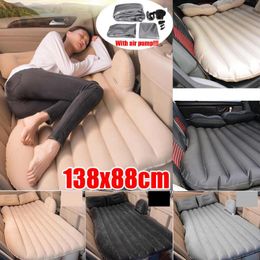 Other Interior Accessories Large Car Air Inflatable Travel Mattress Bed Universal For Back Seat Multi Functional Sofa Pillow Outdoor Camping