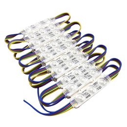 RGB LED Module 5050 SMD with Lens for Sign Letters injection advertising light Modules Outdoor Use