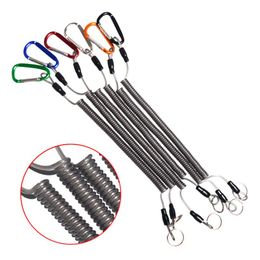 New 6pcs Fishing Lanyards Boating Multicolor Ropes Kayak Camping Secure Pliers Lip Grips Tackle Fish Tools Fishing Accessory 734 Z2