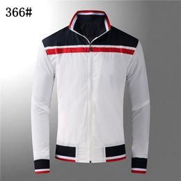 USA men's Polo jacket with striped patchwork golf blazer