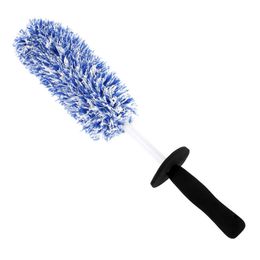 Wash Brushes Auto Wheels Brush Non-Slip Handle Easy To Cleaning Rims Spokes Wheel Barrel & Brake Calliper