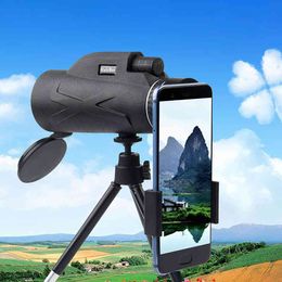 Telescope Monocular Powerful Binoculars 80x100 Professional Night Vision Zoom Hunting Spyglass Long Range Scope Telescopio