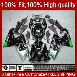 Injection Kit For Aprilia RS4 RSV 125RR RS 125 R RR 2012 2013 2014 2015 2016 Body 38No.143 RSV125 Silver green RSV125RR RS-125 12-16 RSV-125 RS125 12 13 14 15 16 OEM Fairing