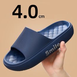 Men Slippers Outside Summer Slides Male Home Couple Platform Shoes for Women Bathroom Slippers Non-slip Soft EVA Garden Sandals