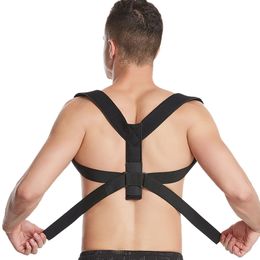 Back Shoulder Posture Correction Adjustable Adult Sports Safety Back Support Corset Spine Support Belt Posture Corrector 2017 118 W2