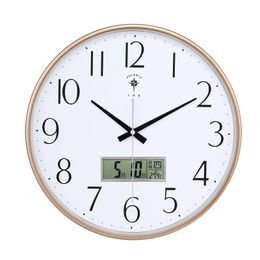 Wall Clocks Date Simple Clock Silent Luminous Living Room Digital Creative Quartz Reloj Pared Cocina Horloge Mural ZB50WC