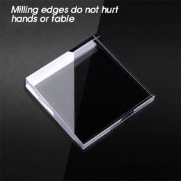 A4 Table Top Sign Holder Acrylic Mobile Cellphone Price Tag Beveled Square Phone Advertising Display Stand