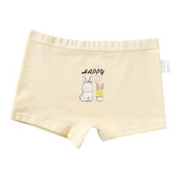 Panties YourSeason 4Pcs Girl Underpants Kids Pure Cotton Candy Colour Shorts For Girls Cartoon Printed Underwear Clothes