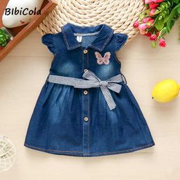 Summer girls dress 2021 new kids clothes children casual denim dresses clothing for baby girls fashion cute dress Q0716