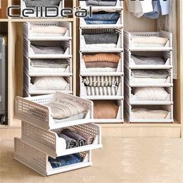 Multilayer Home Wardrobe Closet Clothing Clothes Organizer Storage Dorm Room Shelf Bedroom Cabinet Rack Box 210922
