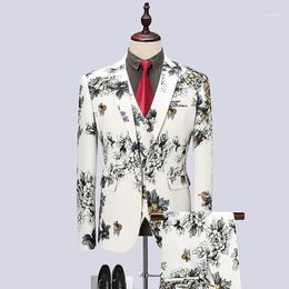 Good Quality 2021 Mens Suits With Pants Plus Size 6XL Men For Wedding Stage Clothes Singers1