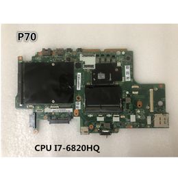 Original laptop Lenovo ThinkPad P70 Motherboard With CPU SR2FU i7-6820HQ BP700 NM-A441 FRU 01AV312 00NY343
