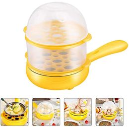 Mini Electric Egg Omelette Cooker Eggs Boiler Food Steamer Pancake Fried Steak Non-stick Pan Multifunction Electric Skillets