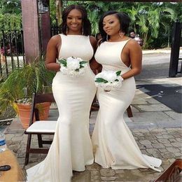 Bridesmaid Dress 2021 Sleeveless Stain Dresses For Women Plus Size Brides Maid Of Honor