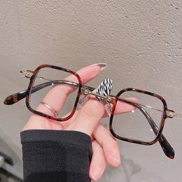 Fashion Sunglasses Frames 2021 Vintage Small Square Anti-blue Glasses Frame Women Optical Computer Eyeglasses Female Spectacles Oculos Femin