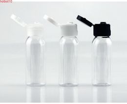 30ml Clear Plastic Small Transparent PET Cosmetic Bottles Containers With Flip Cap , 1OZ Travel Size Bottle SN713goods
