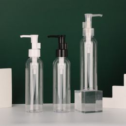 120ml Empty PET pressing lotion bottle dispensed plastic bottles Portable Refillable Cosmetic Containers for travel