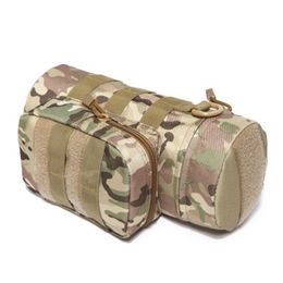 Outdoors Molle Water Bottle Bag Tactical Gear Army Climbing Camping Hiking Fish Hunting Backpack Accessories Waist Kettle Pouch Y0803