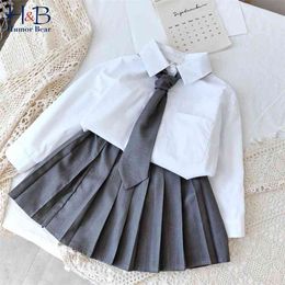 Korean Children'S Clothing Autumn British Style Student Suit College Kindergarten Uniform 210611
