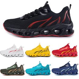 Running Shoes non-brand men fashion trainers triple white black yellow red navy blue bred green mens sports sneakers #128