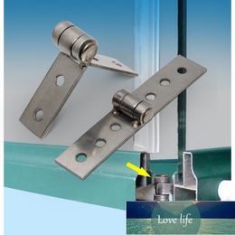 1PC Stainless Steel Hinge Nothing Frame Window Parts Thicken welding 200-270 degree Shaft open Balcony glass door Hardware