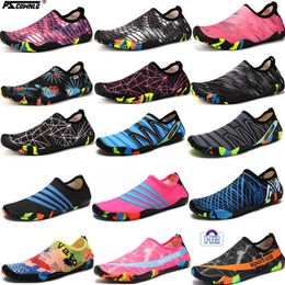 Swimming Water Aqua Shoes Pscownlg Beach Camping Shoes Adult Unisex Aqua Flat Soft Walking Lover yoga Shoes Non-slip sneakers Y0714