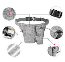 fashion Outdoor Waistbag Waterproof Tactical Hunting Belt packs with Bottle Holder Waistpacks Cycling hiking waist Bum Bag