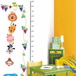 Height feet Children room decoration The third generation of fashion environmental protection wall stickers 210420