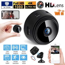 -Versione A9 WiFi Mini fotocamera con batteria 1080p Night Vision Motion Detection Wireless IP Cam CAM Indoor Smart Home Security Surveillance Telecamere