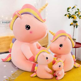 Wholesale Plush Toys Cute Little Unicorn White Pink Plush Toy High Quality Stuffed Animals Soft Kids Doll Birthday Gifts