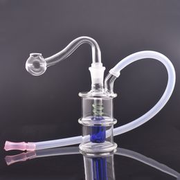 Newest Hookahs Mini glass Oil Dab Rigs Inline Perc Thick Glass Bong 10mm Female Joint Bongs Water Pipe
