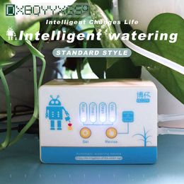 Intelligent Garden Automatic Watering Device Succulents Plant Drip Irrigation Tool Water Pump Timer System Controller Drip 210610