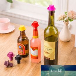 4 Colors Bottle Stopper Bottle Caps Wine Stopper Family Bar Preservation Tools Silicone Creative Design Safe And Healthy Factory price expert design Quality Latest