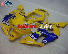 For Yamaha YZF R6 1998 1999 2000 2001 2002 Fairings Parts YZF600 R6 98-02 Yellow Blue Aftermarket Covers (Injection Molding)