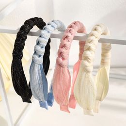 Summer Braidded Knot Hairband Headband Adult Hair Accessories