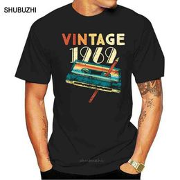 Men'S Vintage 1969 Music Cassette 50Th Birthday Gifts 50 Years Old T-Shirt Si... Cool Tops Tee Shirt G1217