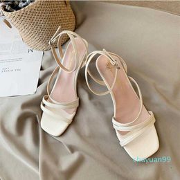 Sandalias Blancas De Moda Elegante Oferta Online | DHgate.com