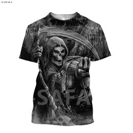 2022 dragon skull t shirts Татуировка черепа Бог Дракон 3D Мода по всему напечатанному круглую шею Футболка мужчины Женщины Harajuku Случайные TEE Лучшие мужские футболки