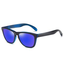 Солнцезащитные очки Polarized мужчин нет логотип ретро спортивные солнцезащитные очки европейские и американские езда красочные очки 8 цветов