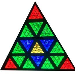 Triangle Led Matrix effect 16x30W RGBW background strobe blinder disco dj party stage lighting