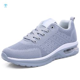 air mesh Australia - THRILLER men and women Running Shoes Casual couple style mesh breathable Anti-Odor Lightweight Air cushion Sneakers