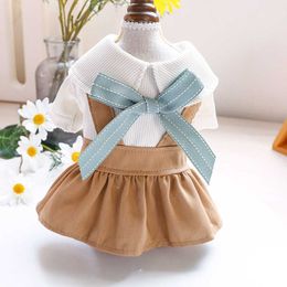 Dress Spring Summer Pets Outfits Clothes For Small Party Dog Skirt Puppy Pet Costume 195