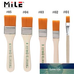 MILE 5Pcs Soft Cleaning Brush Computer Keyboard PC Dust Cleaner Wood Handle for Electronics Mobile Phone PCB Repair Tools Set