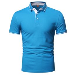 Designs polo shirt men high quality brand mens polo shirt Business fashion Short sleeve polo shirt men summer Cosy Breathable cotton Wears s