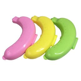 Hooks & Rails Cute Banana Case Protector Box Trip Container Outdoor Fruit Storage Holder Travel Accessory Holders Racks