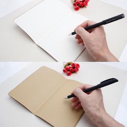 Notepads A5 Kraft Paper Journal Diary Note Book Blank Page Stationery Graffiti Planner