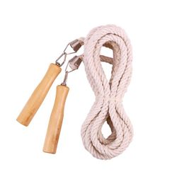 outdoor weight equipment UK - Jump Ropes Rope Adult Ergonomic Fitness Equipment Exercise Weight Loss Indoor Outdoor Wooden Handle Workout Sports Group Fun Non Slip