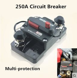 Waterproof Automatic type 250A Circuit Breaker made of insulation material for yachts automobile battery pack