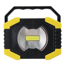 10W 20000LM Camping Outdoor COB LED Work Light Solar Power Bank Emergency - .A